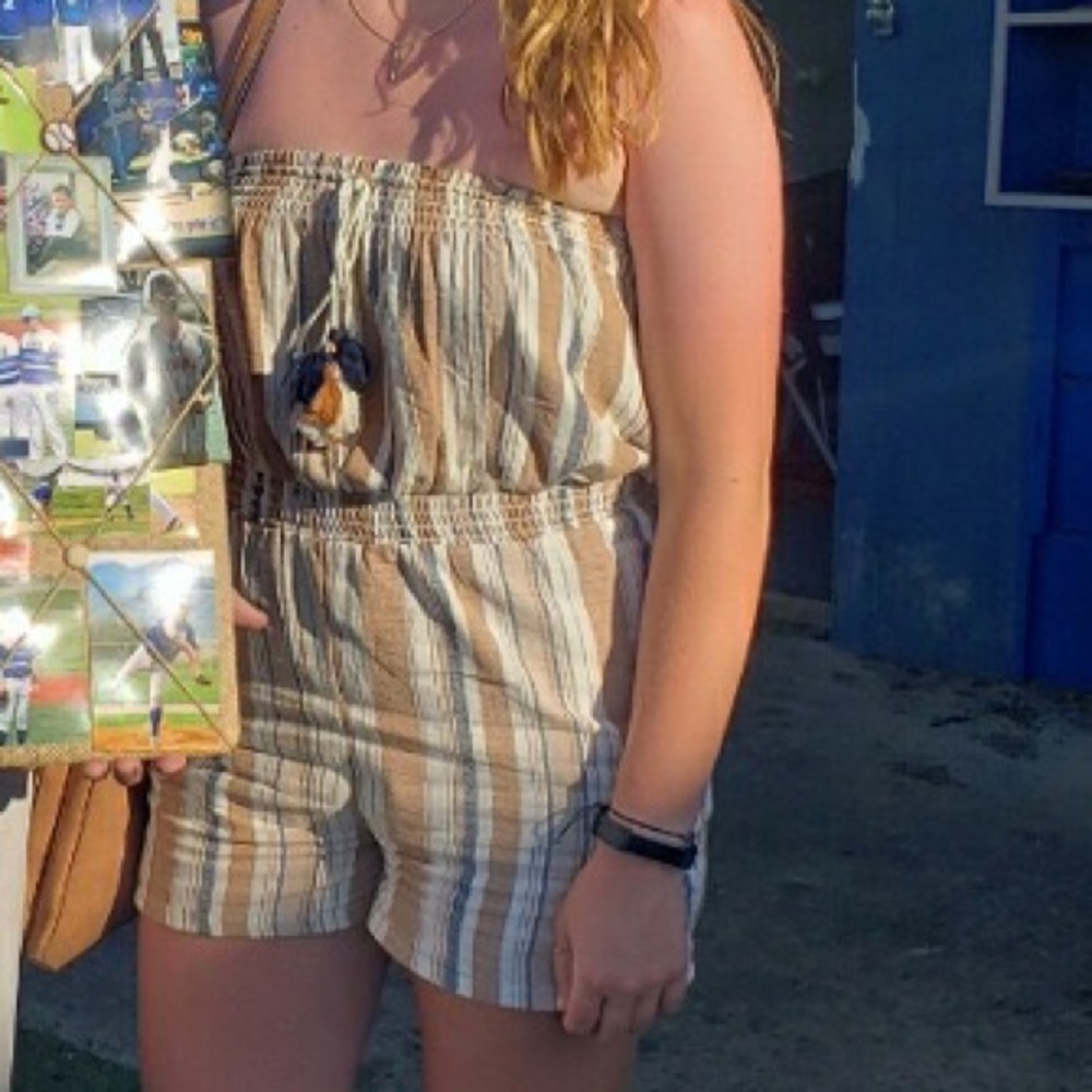 Size medium strapless romper